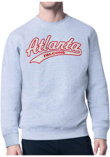 Starter Atlanta Falcons Mens Grey Tailsweep Long Sleeve Crew Sweatshirt