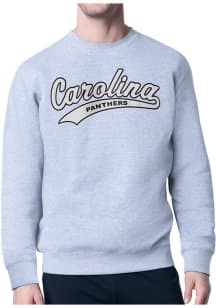 Starter Carolina Panthers Mens Grey Tailsweep Long Sleeve Crew Sweatshirt