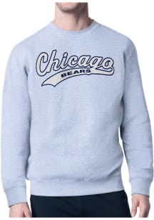 Starter Chicago Bears Mens Grey Tailsweep Long Sleeve Crew Sweatshirt