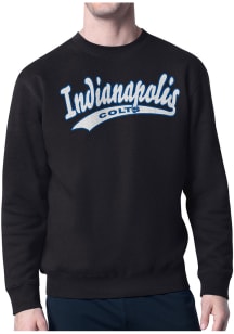 Starter Indianapolis Colts Mens Black Tailsweep Long Sleeve Crew Sweatshirt