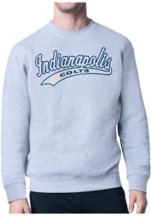 Starter Indianapolis Colts Mens Grey Tailsweep Long Sleeve Crew Sweatshirt