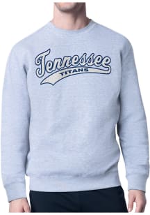 Starter Tennessee Titans Mens Grey Tailsweep Long Sleeve Crew Sweatshirt