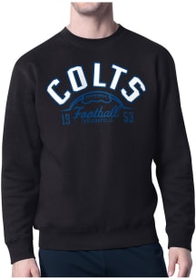 Starter Indianapolis Colts Mens Black Half Ball Long Sleeve Crew Sweatshirt