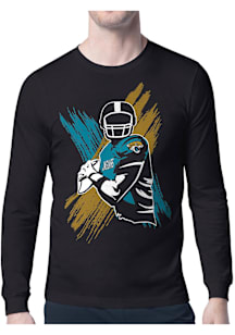Starter Jacksonville Jaguars Black Player Long Sleeve T Shirt