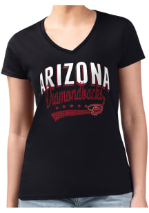 4Her Arizona Diamondbacks Womens  Filigree Fitted Design Short Sleeve T-Shirt