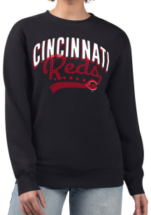 4Her Cincinnati Reds Womens  Filigree Crew Sweatshirt