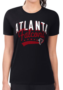 4Her Atlanta Falcons Womens  Filigree Fitted Design Short Sleeve T-Shirt