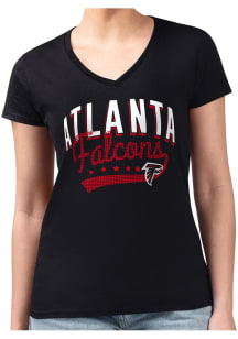 4Her Atlanta Falcons Womens  Filigree Fitted Short Sleeve T-Shirt