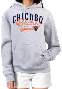 4Her Chicago Bears Womens Grey Filigree Hooded Sweatshirt