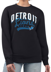 4Her Detroit Lions Womens  Filigree Crew Sweatshirt