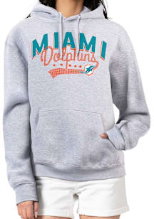 Women's Antigua White Miami Dolphins Victory Pullover