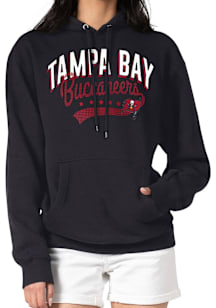 4Her Tampa Bay Buccaneers Womens Black Filigree Hooded Sweatshirt