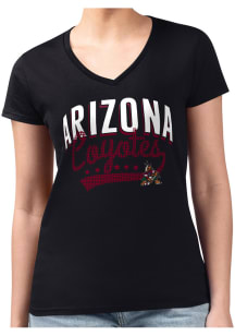 4Her Arizona Coyotes Womens  Filigree Fitted Design Short Sleeve T-Shirt