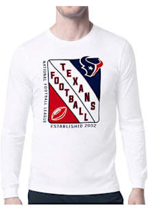 Starter Houston Texans White Shield Long Sleeve T Shirt