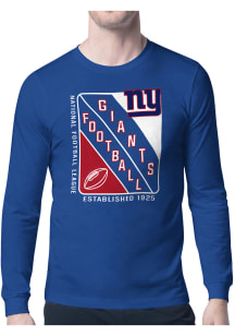 Starter New York Giants Blue Shield Long Sleeve T Shirt