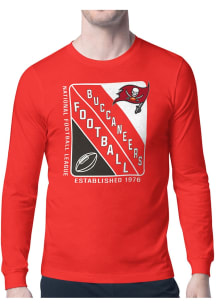 Starter Tampa Bay Buccaneers Red Shield Long Sleeve T Shirt