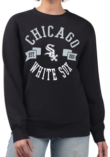 4Her Chicago White Sox Womens Black City Crew Sweatshirt