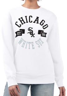 4Her Chicago White Sox Womens White City Crew Sweatshirt