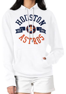 4Her Houston Astros Womens White City Hooded Sweatshirt