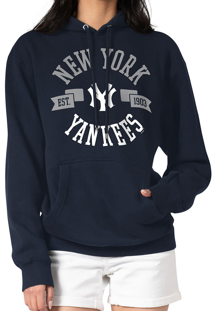 4Her New York Yankees Womens NAVY City Hoodie - 434406249