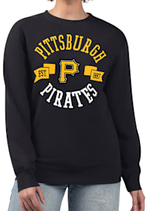 4Her Pittsburgh Pirates Womens Black City Crew Sweatshirt