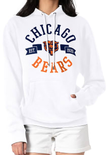 4Her Chicago Bears Womens White City Hooded Sweatshirt