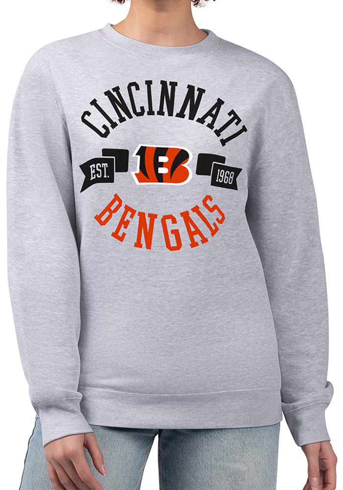 4Her Cincinnati Bengals Womens City Crew Sweatshirt