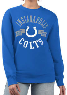 4Her Indianapolis Colts Womens Blue City Crew Sweatshirt