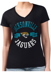 4Her Jacksonville Jaguars Womens  City Fitted Short Sleeve T-Shirt