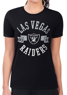 4Her Las Vegas Raiders Womens  City Fitted Design Short Sleeve T-Shirt