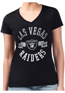 4Her Las Vegas Raiders Womens  City Fitted Short Sleeve T-Shirt