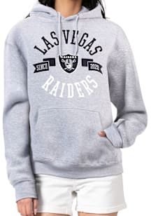 4Her Las Vegas Raiders Womens Grey City Hooded Sweatshirt