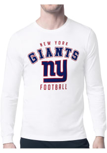 Starter New York Giants White Logo Long Sleeve T Shirt