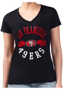 4Her San Francisco 49ers Womens  City Fitted Design Short Sleeve T-Shirt