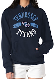 4Her Tennessee Titans Womens Navy Blue City Hooded Sweatshirt