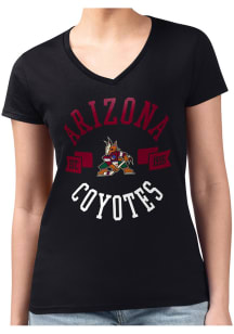 4Her Arizona Coyotes Womens  City Fitted Design Short Sleeve T-Shirt