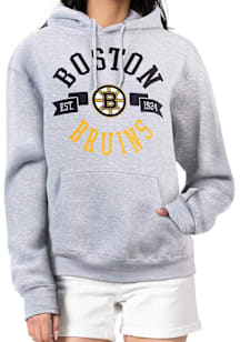 4Her Boston Bruins Womens Grey City Hooded Sweatshirt