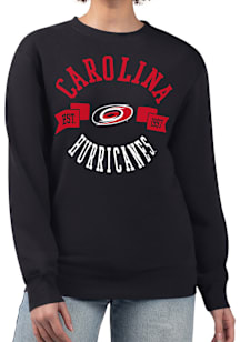 4Her Carolina Hurricanes Womens Black City Crew Sweatshirt