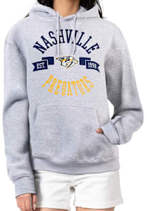 4Her Nashville Predators Womens Grey City Hooded Sweatshirt