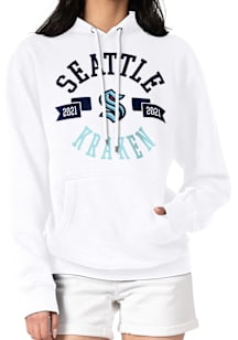 4Her Seattle Kraken Womens White City Hooded Sweatshirt