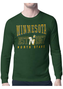 Starter Minnesota North Stars Green Retro Long Sleeve T Shirt