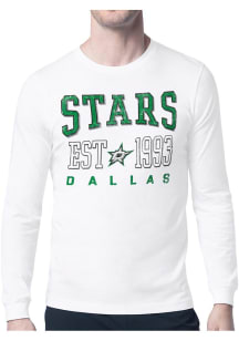 Starter Dallas Stars White Retro Long Sleeve T Shirt