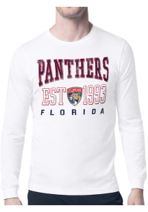 Starter Florida Panthers White Retro Long Sleeve T Shirt