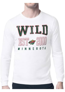 Starter Minnesota Wild White Retro Long Sleeve T Shirt