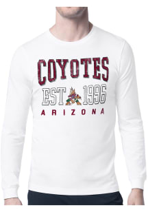 Starter Arizona Coyotes White Retro Long Sleeve T Shirt