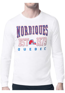 Starter Quebec Nordiques White Retro Long Sleeve T Shirt