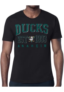 Starter Anaheim Ducks Black Retro Short Sleeve T Shirt