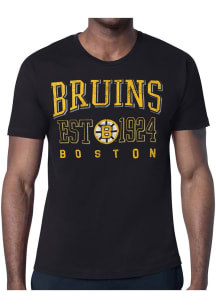 Starter Boston Bruins Black Retro Short Sleeve T Shirt