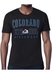Starter Colorado Avalanche Black Retro Short Sleeve T Shirt