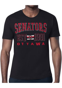 Starter Ottawa Senators Black Retro Short Sleeve T Shirt